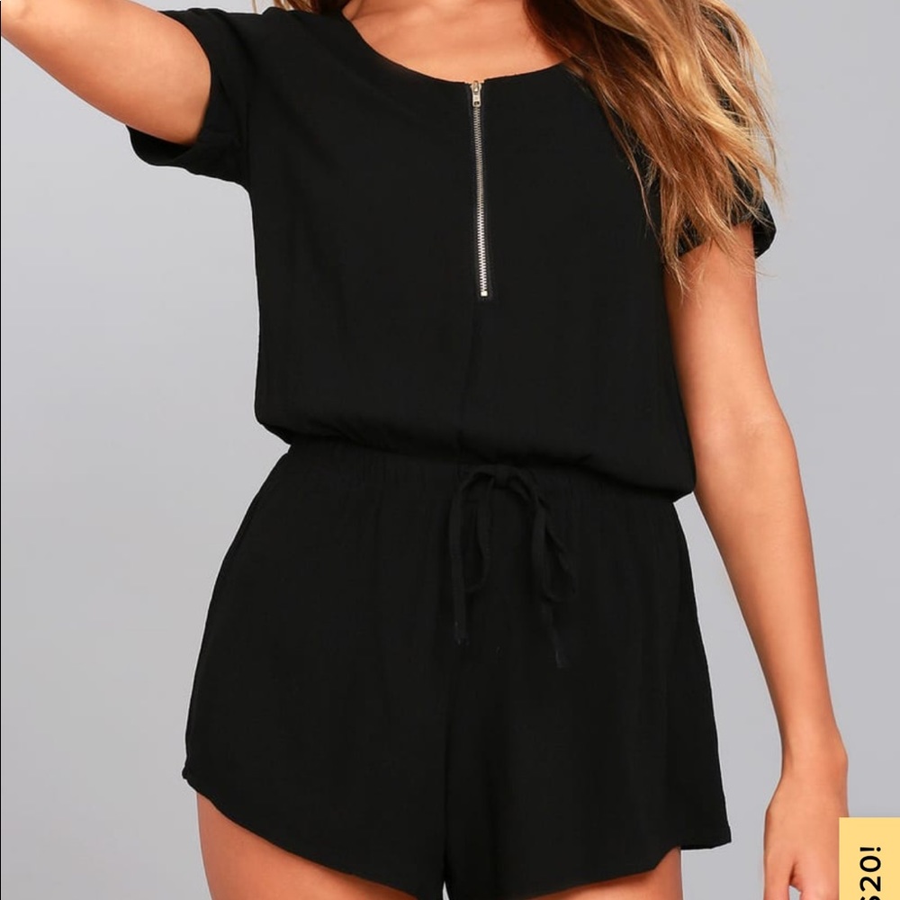 Lulus black romper
